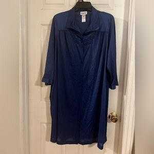 Size large, vintage, blue, vanity fair nightgown